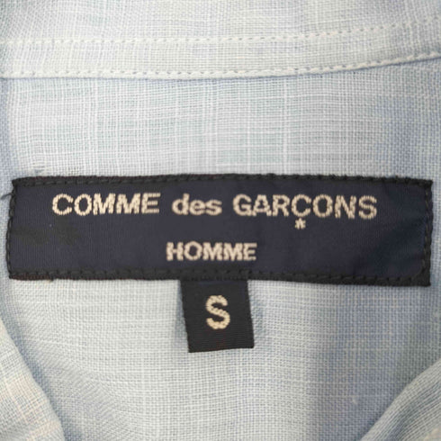 コムデギャルソンオム COMME des GARCONS HOMME 00s AD2000 リネン レギュラーカラー S/S BDシャツ メンズ S