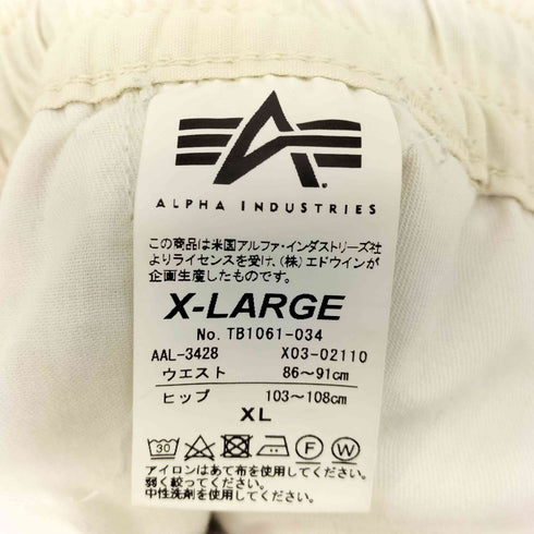 アルファインダストリーズ ALPHA INDUSTRIES ルーズシルエットカーゴパンツ メンズ JPN:XL