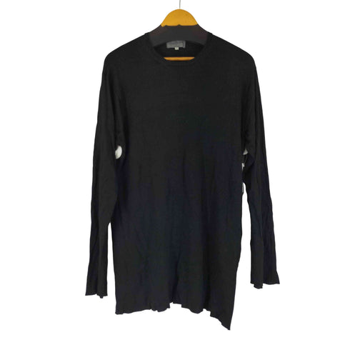 ヨウジヤマモトプールオム Yohji Yamamoto POUR HOMME レーヨン100% サイドジップデザインニット メンズ JPN:3