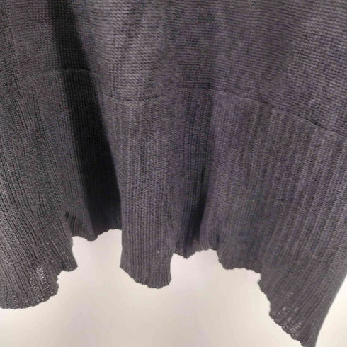 ヨウジヤマモトプールオム Yohji Yamamoto POUR HOMME レーヨン100% サイドジップデザインニット メンズ JPN:3