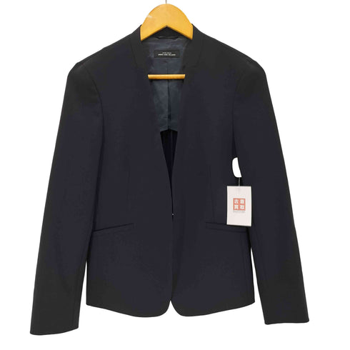 ユナイテッドアローズグリーンレーベルリラクシング UNITED ARROWS green label relaxing パウドレ ノーラペル ジャケット ―ウォッシャブル・ストレッチ・防シワ― レディース JPN:40