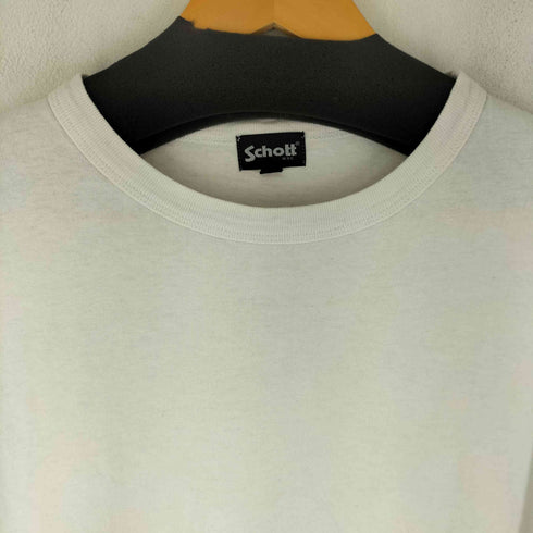 ショット Schott スクリプトロゴ S/S バックプリントTシャツ メンズ JPN:XL
