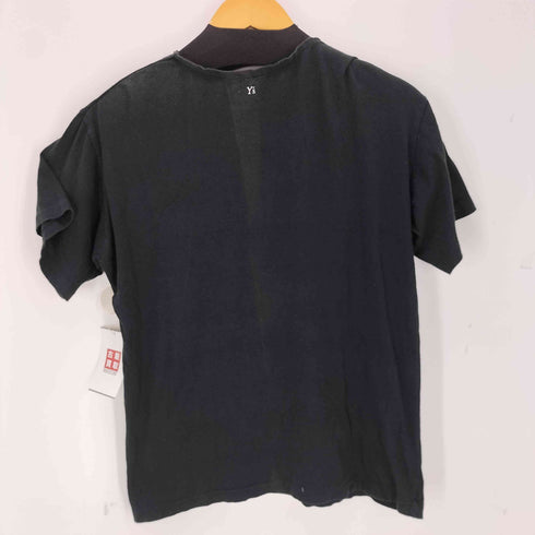 ワイズ Ys 首後ミニロゴ コットンTシャツ メンズ