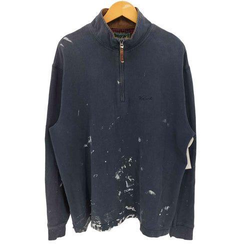 ウールリッチ WOOLRICH ペンキ加工 L/S ハーフジップ パーカー メンズ JPN:L