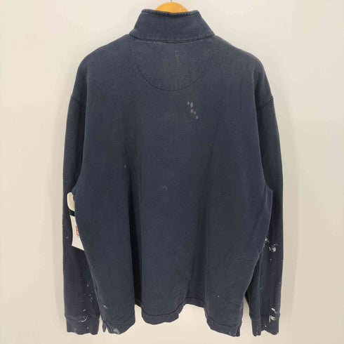 ウールリッチ WOOLRICH ペンキ加工 L/S ハーフジップ パーカー メンズ JPN:L
