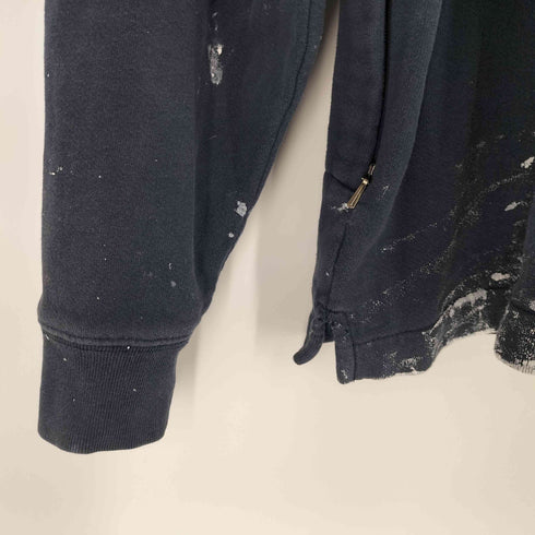 ウールリッチ WOOLRICH ペンキ加工 L/S ハーフジップ パーカー メンズ JPN:L