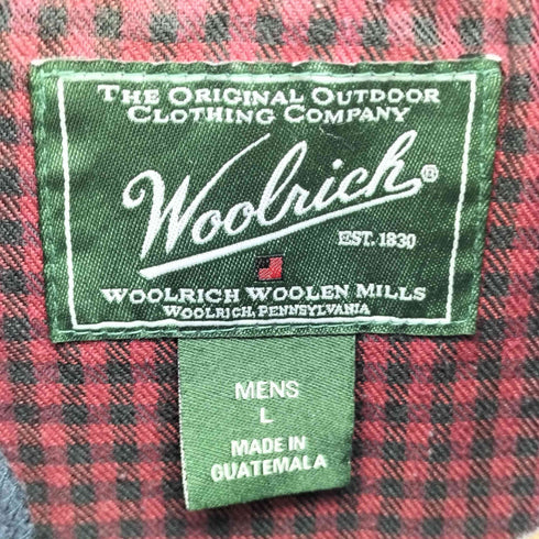ウールリッチ WOOLRICH ペンキ加工 L/S ハーフジップ パーカー メンズ JPN:L