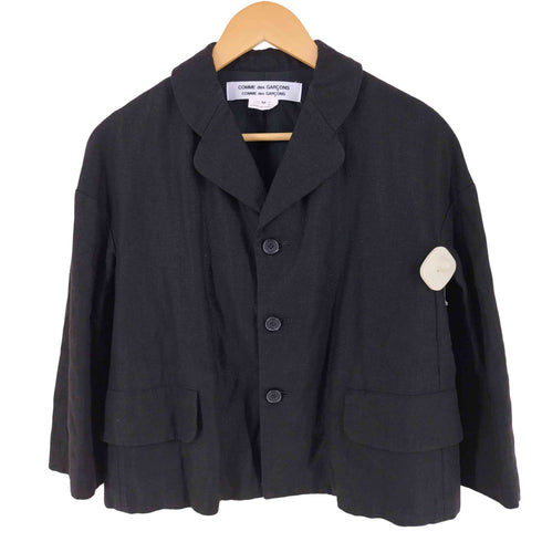 コムデギャルソンコムデギャルソン COMME des GARCONS COMME des GARCONS AD2013 リネン ショート丈 3B テーラードジャケット レディース M
