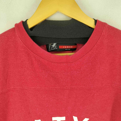 エフエーティー FAT FATY03プリントフットボールTシャツ メンズ JUMBO