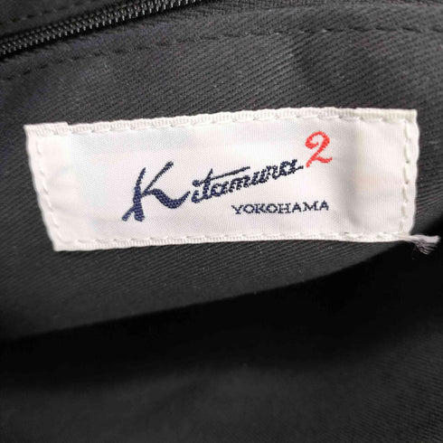 キタムラ KITAMURA ロゴ レザー レッドステッチ トートバック レディース