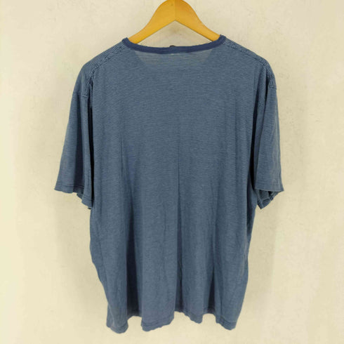 ブルックスブラザーズ BROOKS BROTHERS VネックボーダーS/S Tシャツ メンズ import:XL