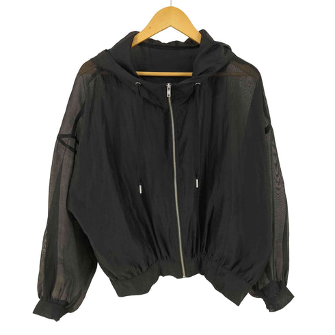 ESICA ジップアップ シアーフーデッドジャケット レディース JPN:M