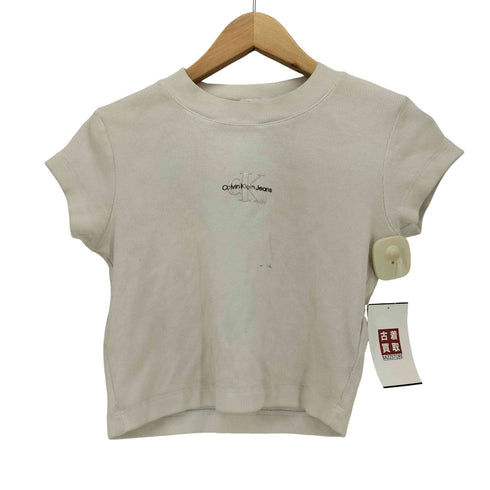 カルバンクラインジーンズ Calvin Klein Jeans モノグラム ベビー Tシャツ レディース