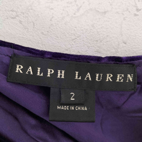 ラルフローレン RALPH LAUREN ベロアティアードスカート レディース 2