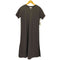 ザリラクス THE RERACS 25SS COTTON MILANO RIB SCF FRONT TUCK HENLY NECK DRESS レディース JPN:36