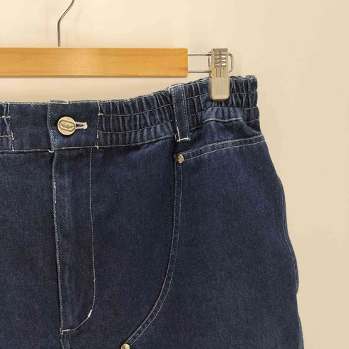 エコーアンリミテッド ECKO UNLTD 90-00S OLD ウエストゴム ダブルニー ジップポケット ブッシュ バギー デニム パンツ B系 Y2K 極太 メンズ