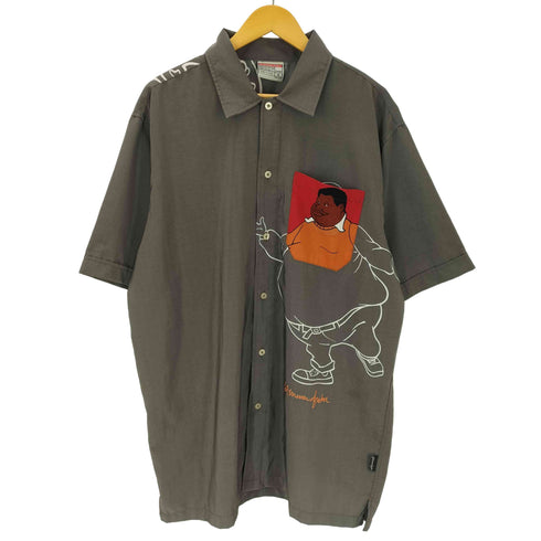 プラティナムフブ platinum fubu 90-00S OLD Fat Albert ファット アルバート S/S シャツ ビックサイズ B系 Y2K メンズ import:XL