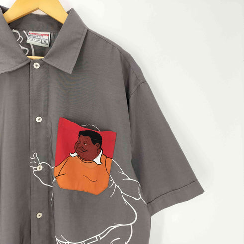 プラティナムフブ platinum fubu 90-00S OLD Fat Albert ファット アルバート S/S シャツ ビックサイズ B系 Y2K メンズ import:XL