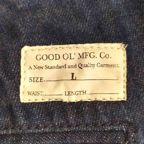 グッドオルアンドコー GOOD OL&CO コットン テーパードデニムパンツ メンズ JPN:L
