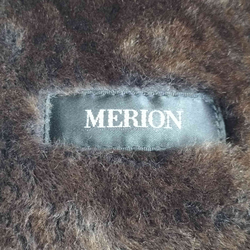 MERION ラムレザー ムートンコート レディース JPN:9号