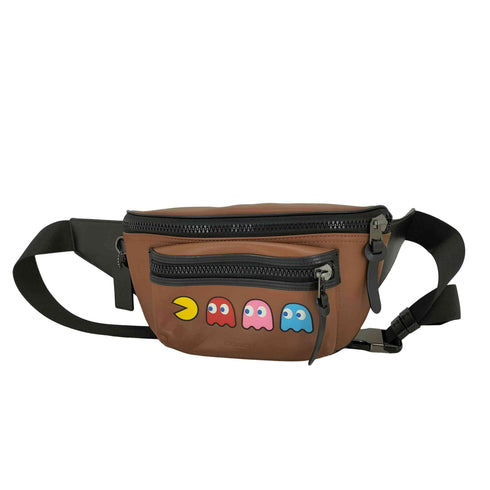 コーチ COACH キャラクタープリント レザー ボディー バック メンズ