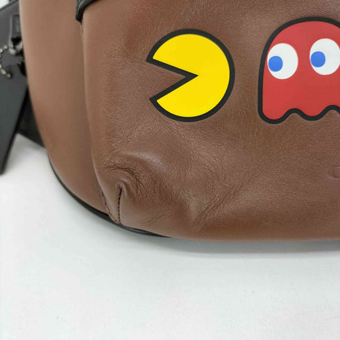 コーチ COACH キャラクタープリント レザー ボディー バック メンズ