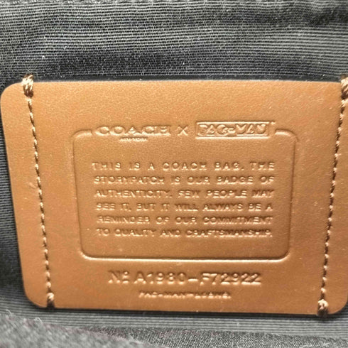 コーチ COACH キャラクタープリント レザー ボディー バック メンズ