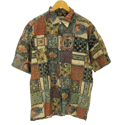 トリリチャード TORI RICHARD 90S コットン 総柄 S/S シャツ メンズ import:M