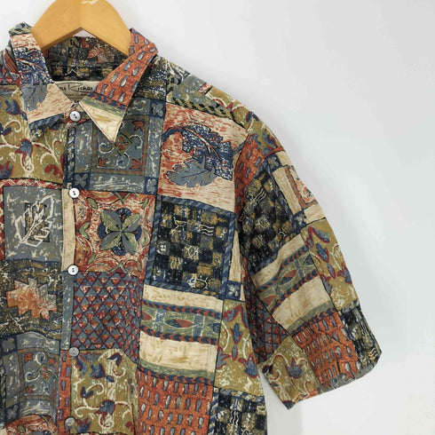 トリリチャード TORI RICHARD 90S コットン 総柄 S/S シャツ メンズ import:M
