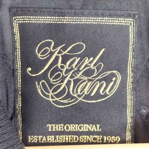 カールカナイ Karl Kani 裏地キルティング ロゴ刺繍 アーム フェイクレザー バーシティー ジャケット スタジャン B系 メンズ JPN:XXL