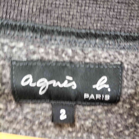 アニエスベー agnes b. PARIS サンライズ期 クルーネック スウェット レディース JPN:2