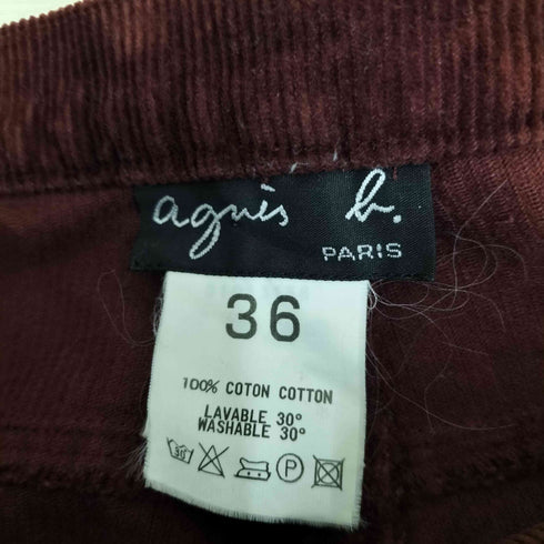 アニエスベー agnes b. PARIS サンライズ期 コーデュロイ パンツ レディース JPN:36