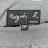 アニエスベー agnes b. PARIS サンライズ期 タック ロング スカート レディース JPN:38
