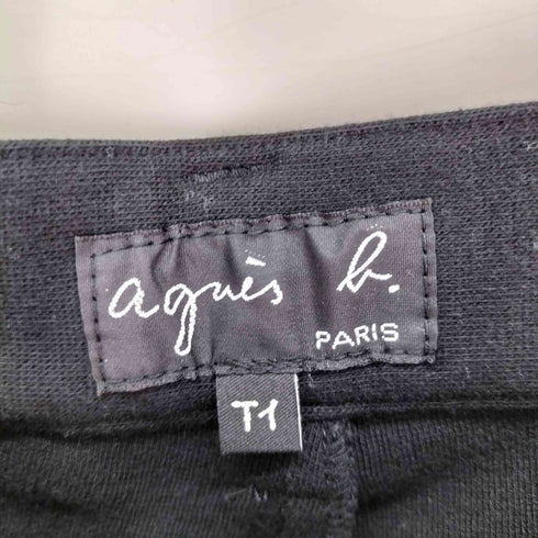 アニエスベー agnes b. PARIS サンライズ期 サイドステッチ スウェット パンツ レディース Tイ