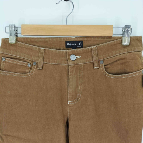 アニエスベー agnes b. PARIS サンライズ期 デニム テーパードパンツ レディース JPN:38