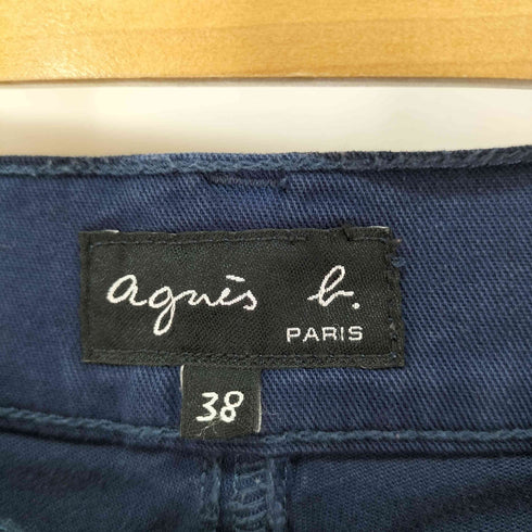 アニエスベー agnes b. PARIS サンライズ期 裾ジップ テーパードパンツ レディース JPN:38