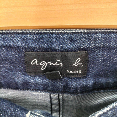 アニエスベー agnes b. PARIS サンライズ期 ボタンフライ デニム パンツ レディース JPN:38