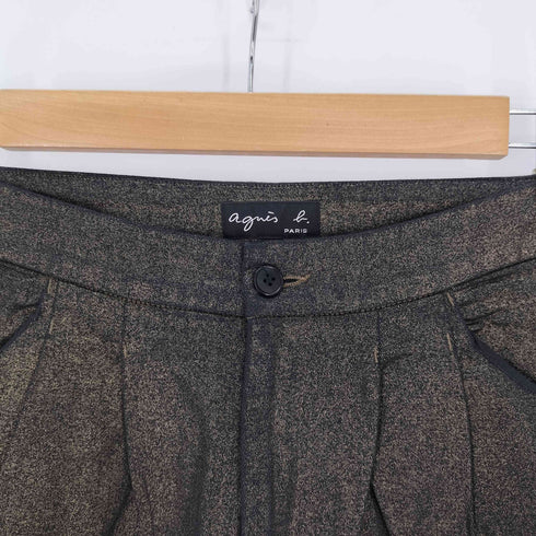 アニエスベー agnes b. PARIS サンライズ期 2タック パンツ レディース JPN:36