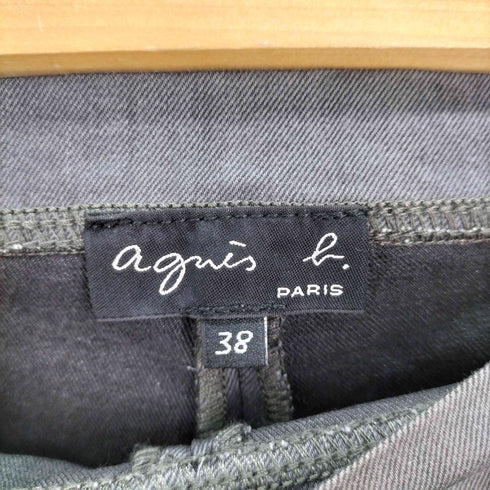 アニエスベー agnes b. PARIS サンライズ期 サイドジップ スキニー パンツ レディース JPN:38