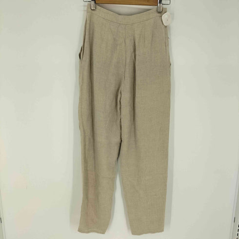 アニエスベー agnes b. PARIS サンライズ期 リネン タック パンツ レディース JPN:36