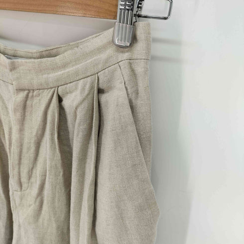 アニエスベー agnes b. PARIS サンライズ期 リネン タック パンツ レディース JPN:36