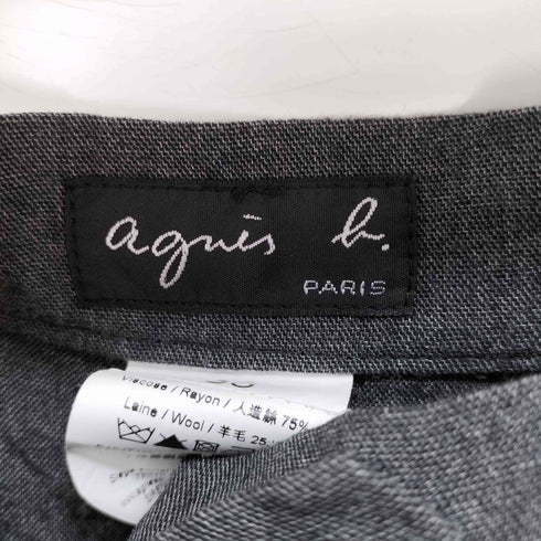 アニエスベー agnes b. PARIS サンライズ期 タック パンツ レディース JPN:36
