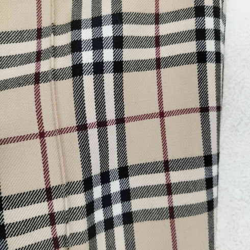 バーバリーブルーレーベル BURBERRY BLUE LABEL ノバチェックセミフレアパンツ レディース JPN:38