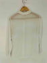 アニエスベー agnes b. PARIS サンライズ期 シアー L/S シャツ レディース JPN:38