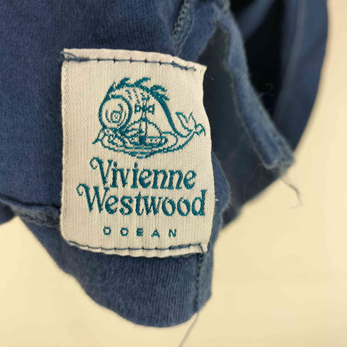 ヴィヴィアンウエストウッドオーシャン Vivienne Westwood OCEAN フロントバック ローププリント S/S Tシャツ レディース
