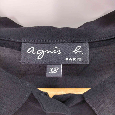 アニエスベー agnes b. PARIS サンライズ期 シアー シャツ レディース JPN:38