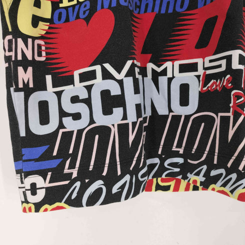 ラブモスキーノ LOVE MOSCHINO ロゴプリント スウェットタイトスカート レディース JPN:40