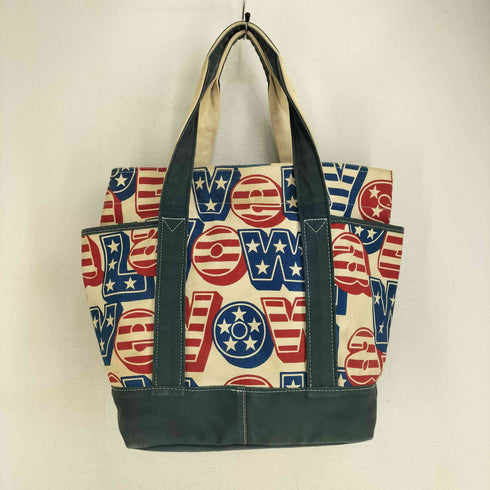 ヒステリックグラマー HYSTERIC GLAMOUR アメリカンロゴ総柄 トートバッグ レディース