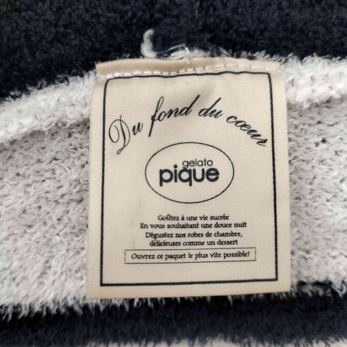 ジェラートピケ gelato pique スムーズィースタージャガードボーダーパー ルームウェアショートパンツ レディース FREE