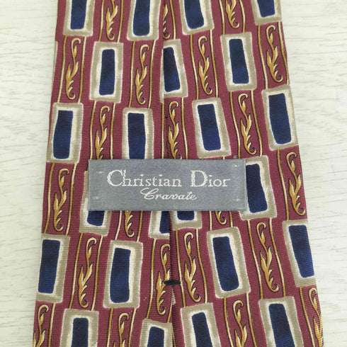 クリスチャンディオール Christian Dior 総柄 カジュアルネクタイ メンズ